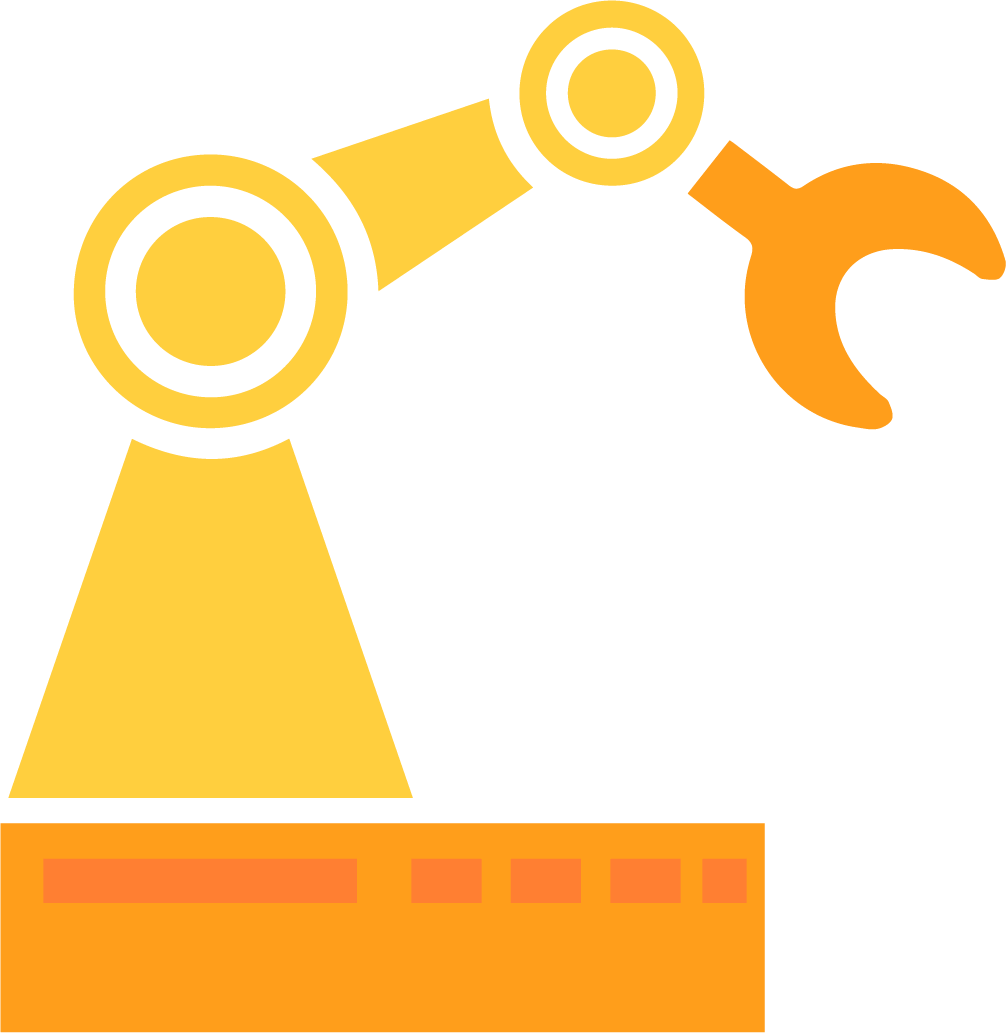 Automation Technology - Robotic Arm Vector Png (1006x1033), Png Download