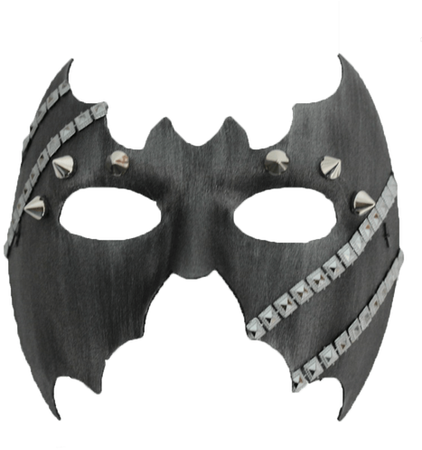 Black Bat Horror Mask For Men - Mask (500x500), Png Download