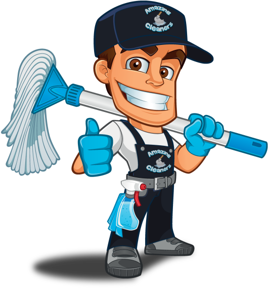 House Cleaning Services - Cleaning Service Cartoon Png (555x580), Png Download