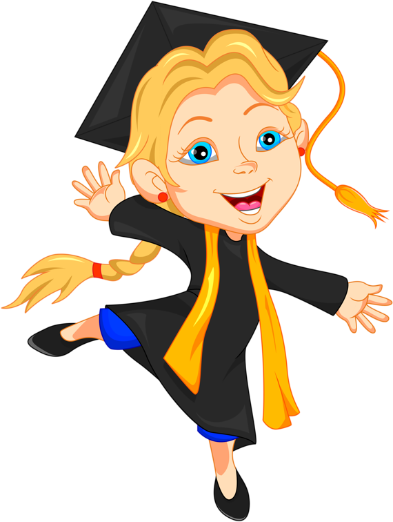 Фото, Автор Soloveika На Яндекс - Graduate Girl Vector (632x800), Png Download