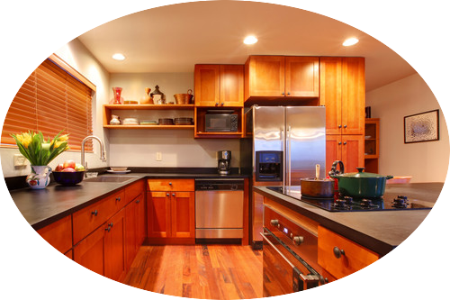 Maid Service Chicago - All Kitchen (500x333), Png Download