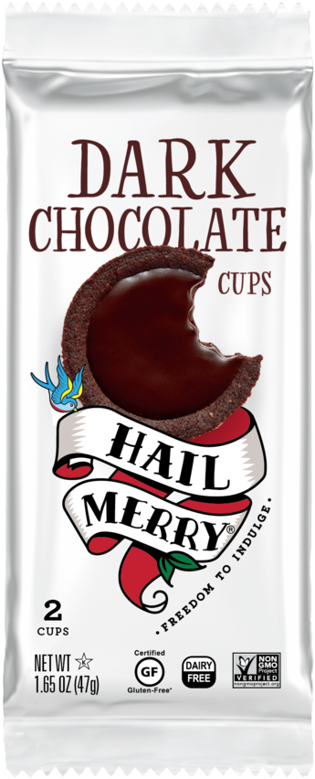 Product Image 1 Dark Chocolate - Hail Merry Almond Butter Cups (900x900), Png Download