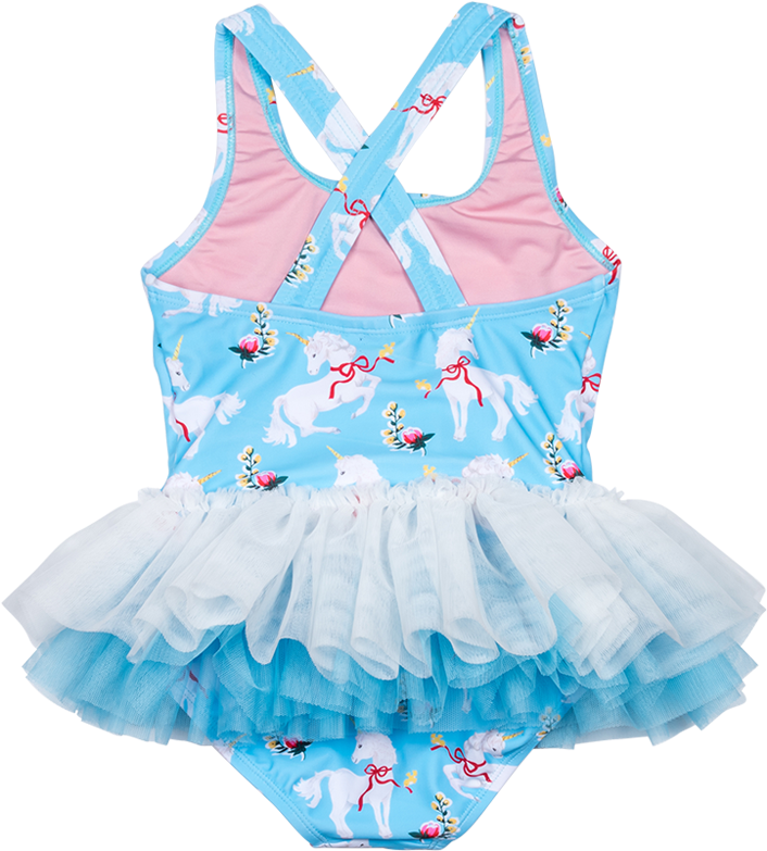 Rock Your Baby Unicorn Swimsuit - Unicorn Swimsuit (1000x1000), Png Download