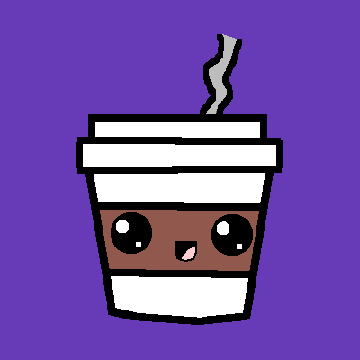 Kawaii Coffee - Coffee (1200x1200), Png Download