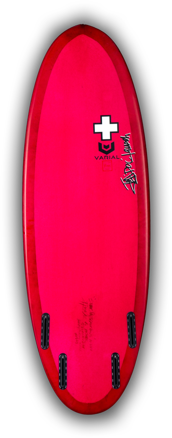 Deadly-back - Surfboard (500x917), Png Download