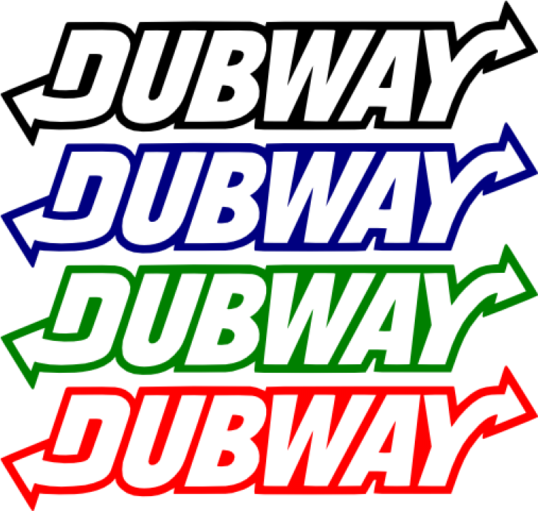 Dubway Single Color Decal - $50 Subway Gift Card (960x720), Png Download