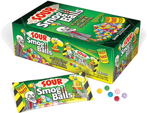 Toxic Waste Sour Smog Balls Candy For Fresh Candy And - Toxic Waste Sour Smog Balls Bulk (500x501), Png Download