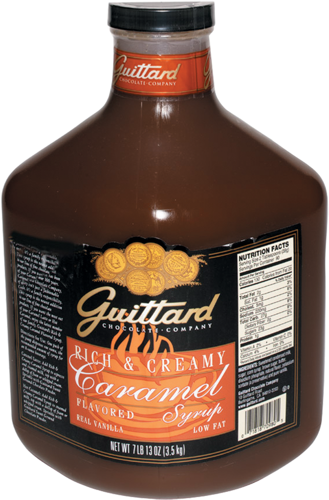 Guittard Caramel Syrup - Guittard 04400 96 Oz Caramel Syrup (1024x1024), Png Download