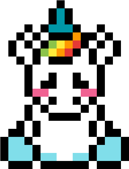 Baby Unicorn - Cute Unicorn Pixel Art (1170x1170), Png Download