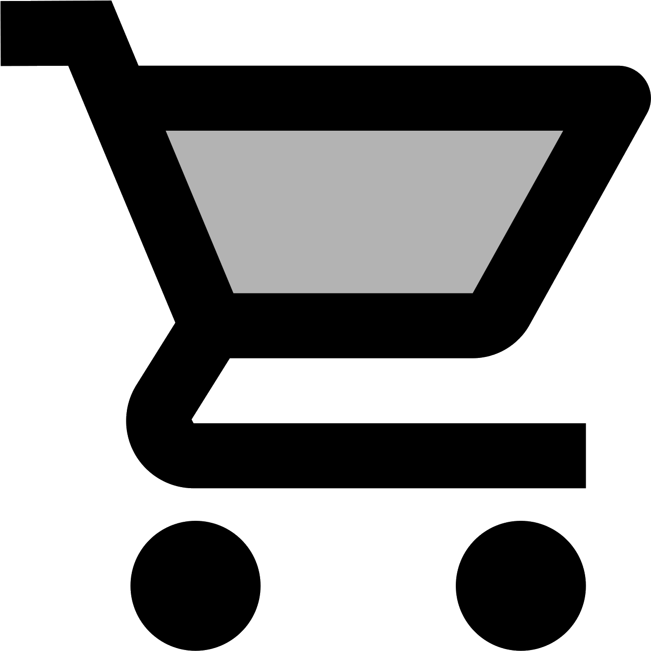 It's A Logo For A Shopping Cart - Food Supply Chain Blockchain (1600x1600), Png Download