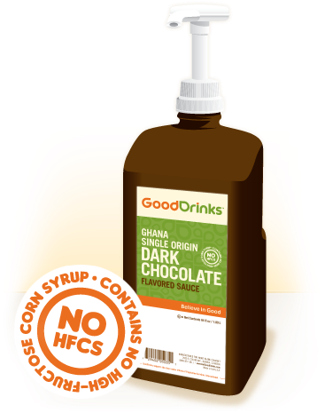 Ghana Single Origin Dark Chocolate Sauce - Gooddrinks Chocolate Sauce (370x485), Png Download