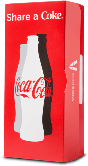 Customized Bottle Gift Box - Coca Cola (586x586), Png Download