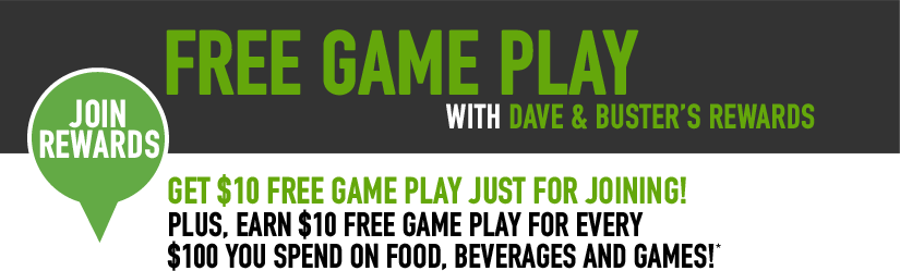 Dave & Busters Arcade - Avai (825x249), Png Download