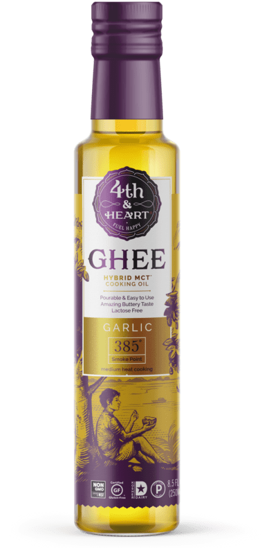 Ghee Oil - 4th & Heart Ghee Hybrid Mct Cooking Oil - Free Transparent ...
