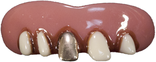 10052 Billy-bob Gold - Billy-bob Teeth Big Cletus Gold Miner (600x286), Png Download