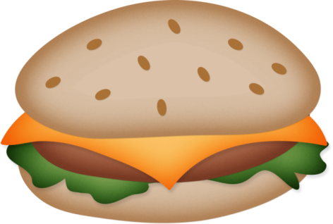 Cheeseburger - Food (472x318), Png Download