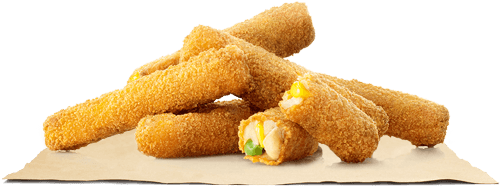 Veggie Strips - Veg Strips In Burger King (500x540), Png Download