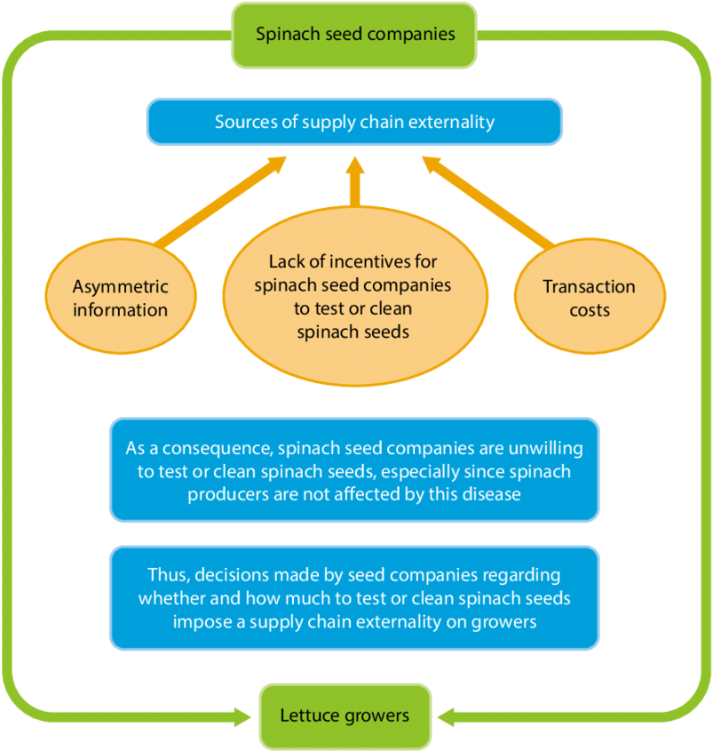 As Indicated By The Green Arrows, The Supply Chain - Supply Chain (850x852), Png Download