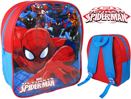 "spider-man" Character Junior School Backpack - Ultimate Spider Man (427x427), Png Download