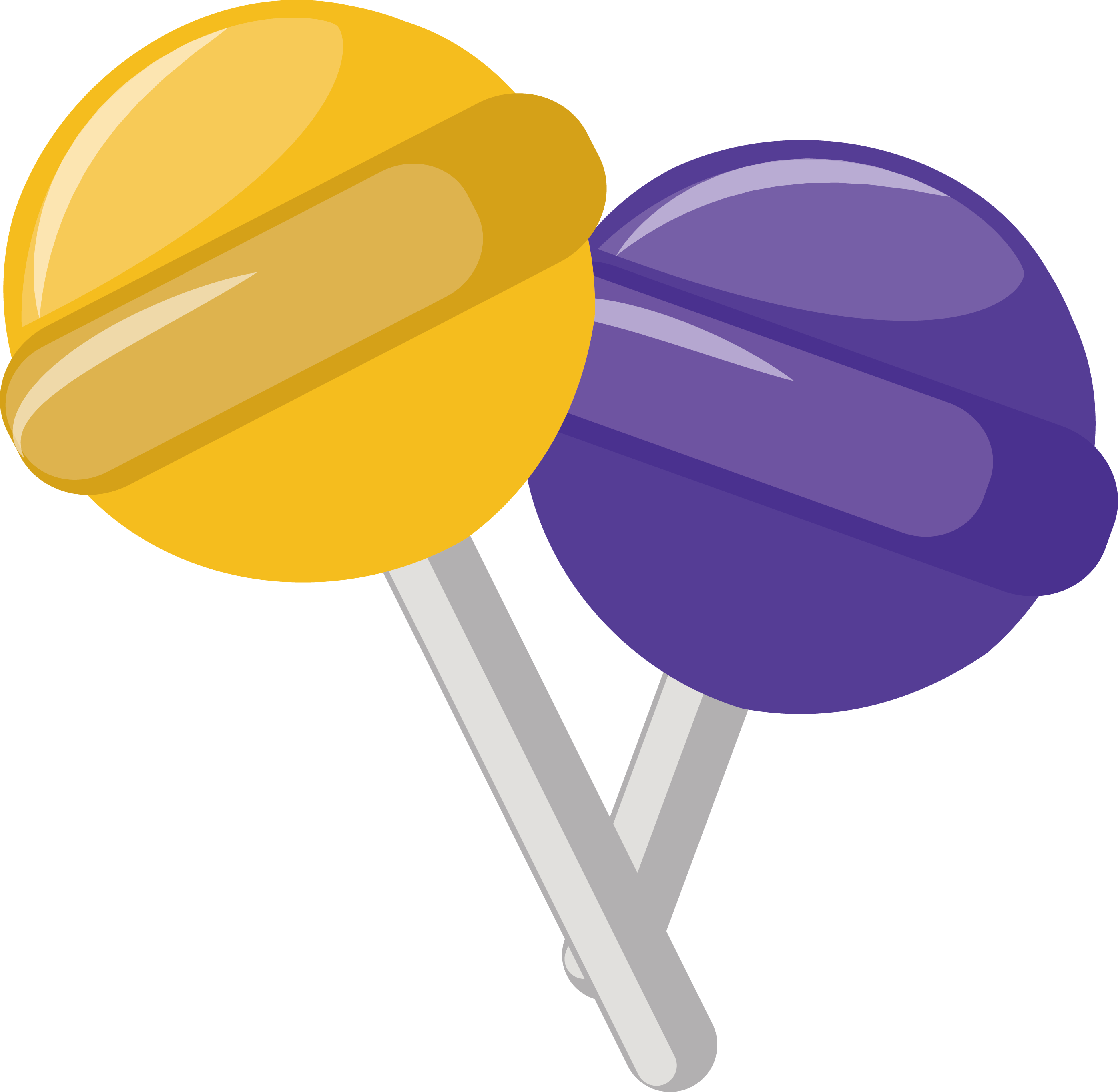 Lollipop Candy - Candy Vector Png (2793x2729), Png Download