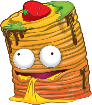 Putrid Pancakes - Imágenes De Grossery Gang (334x371), Png Download