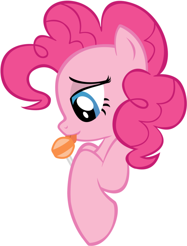 Kuren247, Lollipop, Pinkie Pie, Safe, Simple Background, - Mlp Lollipop (788x1024), Png Download