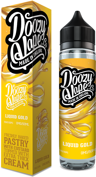 Doozy Vape Co - Doozy Liquid Gold (1133x803), Png Download