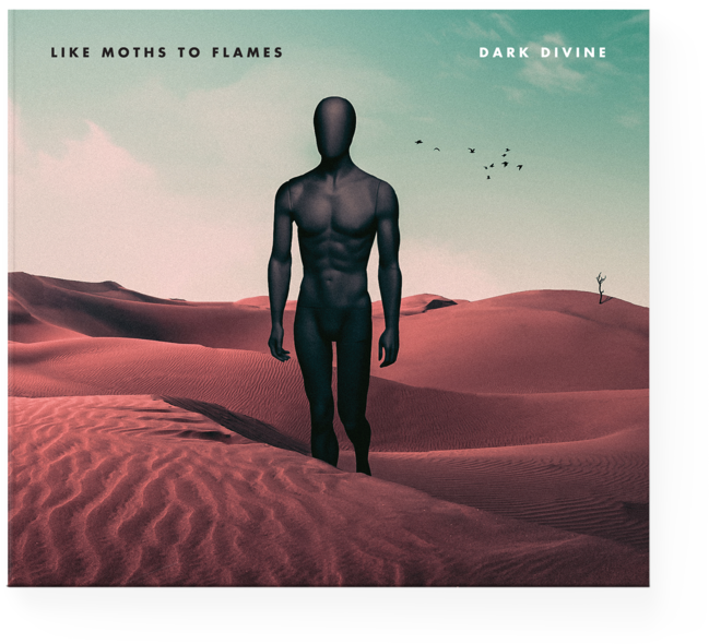 Jean Muller The Following Is Placeholder Text Known - Like Moths To Flames Dark Divine Vinyl Record (1000x1000), Png Download