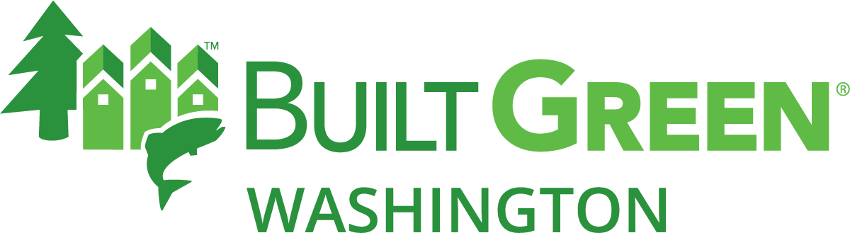 Built Green Washington Logo - Built Green (1200x329), Png Download