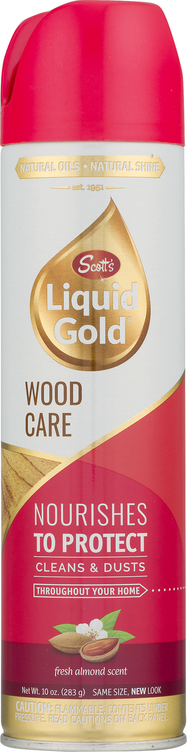 Scott's Liquid Gold Wood Care, Aerosol Surface Care - Scotts Liquid Gold A-10 Liquid Gold Aerosol Wood Care (623x2500), Png Download