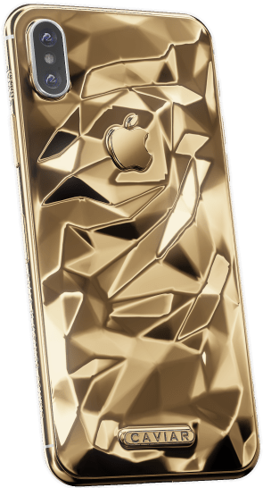 For The Version With 64 Gb Of Internal Memory - Caviar Classic Liquid Gold Iphone (430x550), Png Download