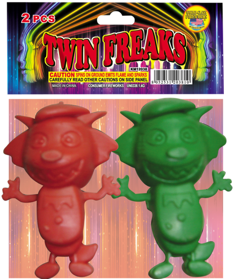 Twin Freaks (500x553), Png Download