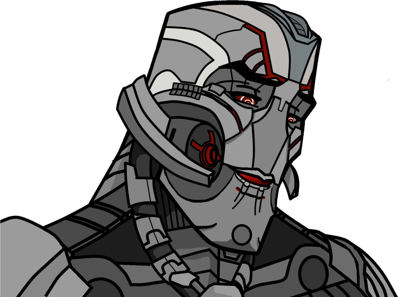 Superman Fictional Character Head - The Avengers (1700x1223), Png Download