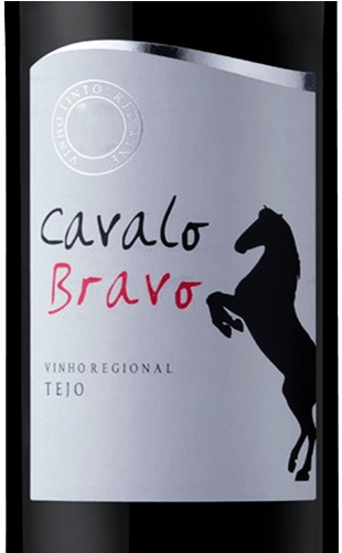 Vinho Tinto Cavalo Bravo (375x500), Png Download