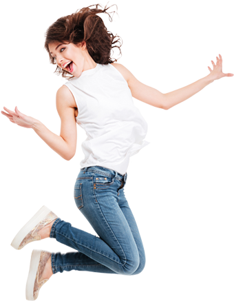 Should Not Be Used After The Expiry Date Printed On - Jumping Woman Png (341x552), Png Download