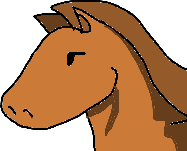 Cavalo - Drawing (1020x608), Png Download