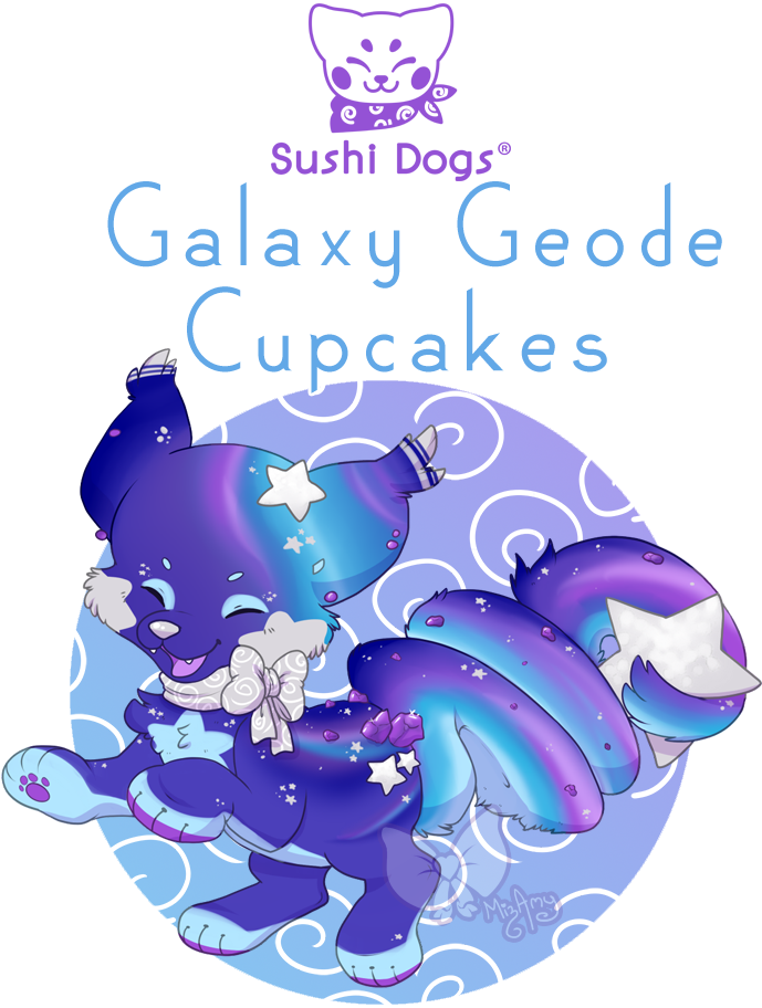 Clipart Cupcake Galaxy - Galaxy Sushi Dogs (731x963), Png Download