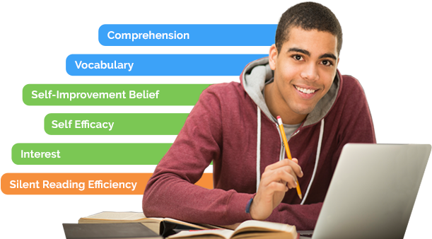 Male High School Student Seated At Desk, Smiling With - Student (612x360), Png Download