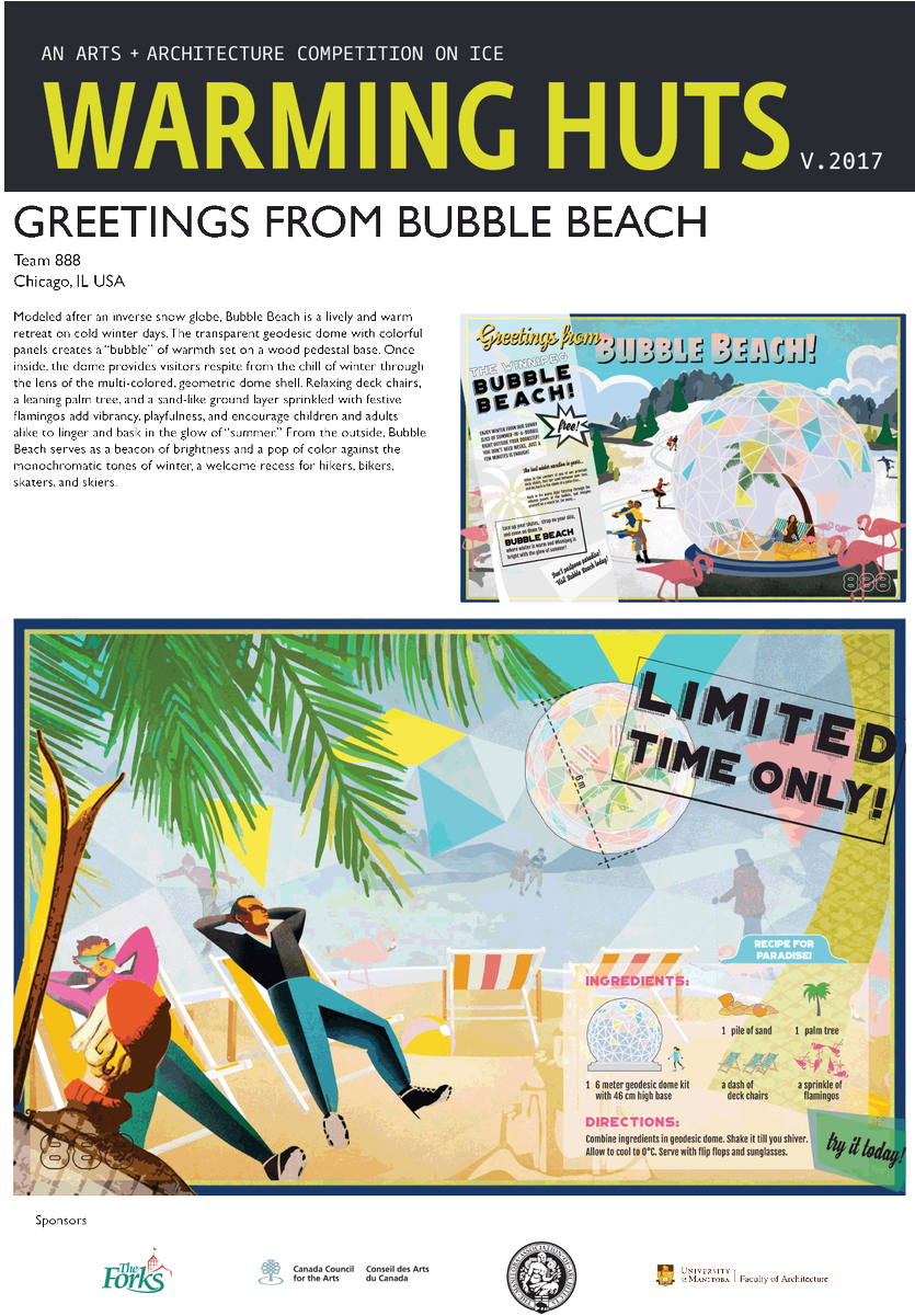 Warming Huts On Twitter - Chicago (858x1200), Png Download