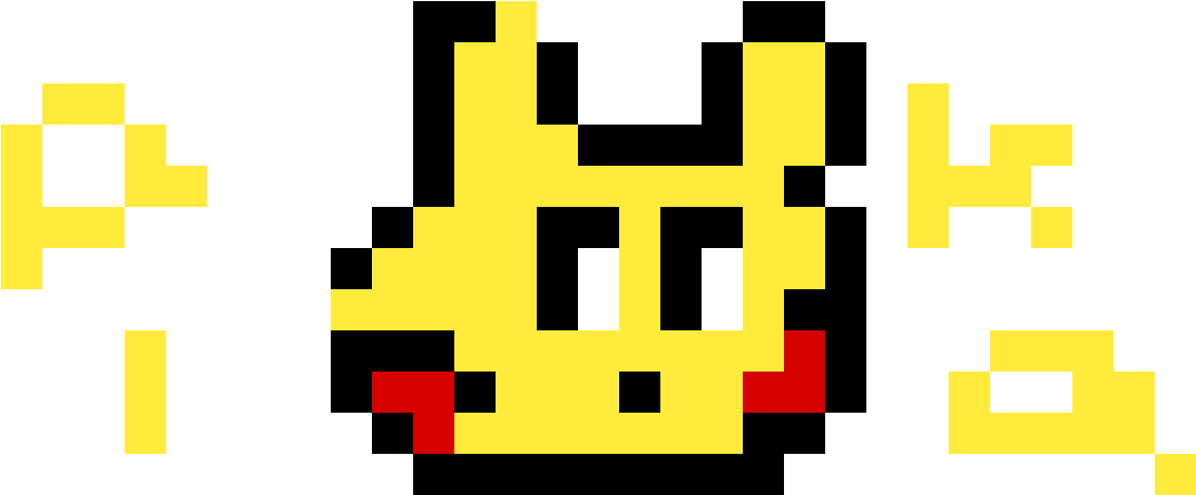 Pikachu - Emojis Pixeles De Dibujo (1184x1184), Png Download