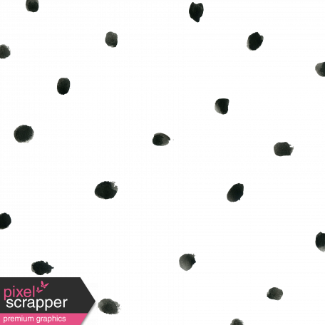 Paint Spots Overlay - Monochrome (456x456), Png Download