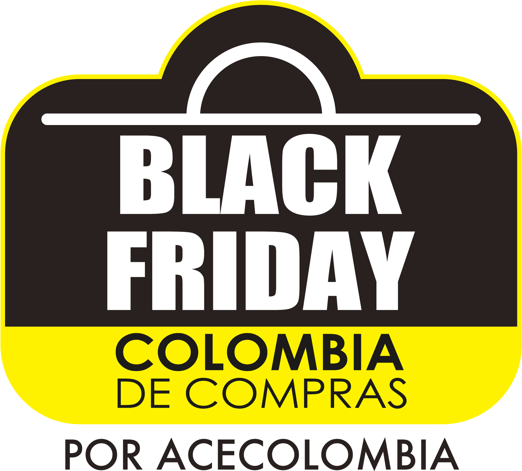 Logo B F Amarillo - Black Friday Sign (2000x1659), Png Download