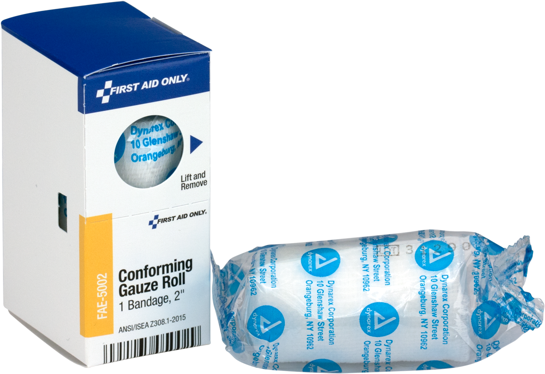 Gauze Roll Bandage 2 In - First Aid Only Conforming Gauze Roll Gauze Bandages, (1200x1200), Png Download