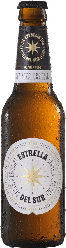 Estrella Del Sur Especial - Glass Bottle (260x850), Png Download