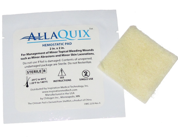 Allaquix Stop Bleeding Gauze (pack Of - Inspiration Medical Technology, Inc. Allaquix Stop (600x444), Png Download
