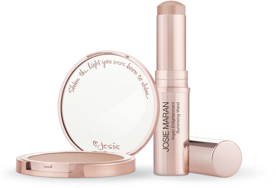 Josie Maran Cosmetics Illuminating Duo By Josie Maran (1024x1024), Png Download