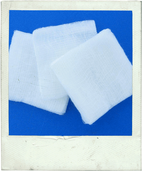4″ X 4″ Eight Ply Non-sterile Gauze - Gauze (600x600), Png Download