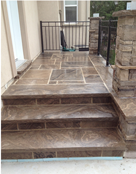 Steps And Walkways - Contractors Masonry Ltd (640x350), Png Download