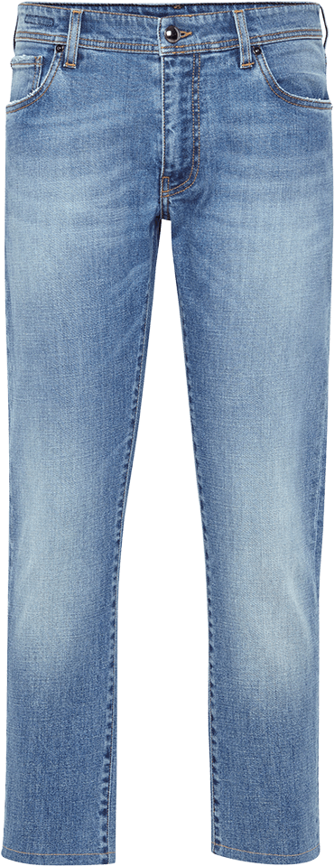Stretch Denim Trousers - Trousers (960x1440), Png Download