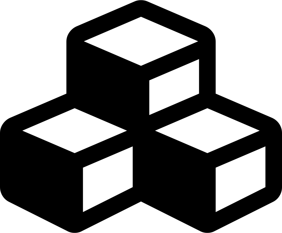 Cubes Comments - Font Awesome Cubes Png (980x808), Png Download
